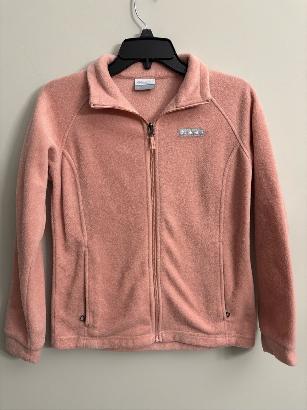 Columbia Girls' Dusty Pink Full-Zip Fleece Jacket